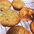 ゆてぃんか's cooksnap of when they made リンゴとくるみのこめ油マフィン.