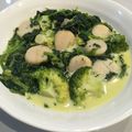 翔ちゃん心ちゃん's cooksnap of when they made ホタテとほうれん草のソテー.