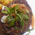 ちーぼちゃん's cooksnap of when they made ふっくら♪和風ハンバーグ.