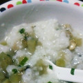 あーぼぅず's cooksnap of when they made 離乳食後期　牡蠣のだしおかゆ.