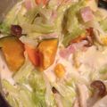 ひま☆まま's cooksnap of when they made かぼちゃとキャベツのクリーム煮.