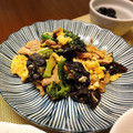 kurukurumin's cooksnap of when they made きくらげとブロッコリーの卵炒め.