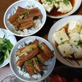 よちりん's cooksnap of when they made 穴子丼をわさびで♪.