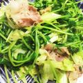 まもくるりん's cooksnap of when they made シャキシャキ美味しい豆苗の野菜炒め ♩.