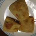 huto☆'s cooksnap of when they made キムチ納豆のきんちゃく焼き.