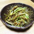 micchily's cooksnap of when they made ブロッコリーの芯のきんぴらマヨ.