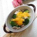 メルティローズ's cooksnap of when they made 簡単お弁当　ブロッコリーにハムチーズ.