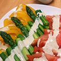 こねこねもちゃもちゃ's cooksnap of when they made わさびマヨ☆おしゃれトマトスライス.