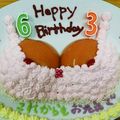 §DOME§'s cooksnap of when they made おっぱいケーキ.