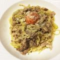 おちゃこなす's cooksnap of when they made 豚バラ&醤油で旨い！！和風カルボナーラ.