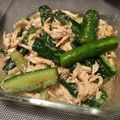よっっしぃ〜！'s cooksnap of when they made 鶏ササミとキュウリのニンニクごま油和え.
