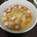 ふぉげ's cooksnap of when they made レンジで！白菜のとろりんチキン味噌スープ.