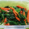 えま＊'s cooksnap of when they made 簡単！ほうれん草のごま和え.