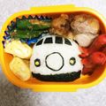 むちこ17's cooksnap of when they made キャラ弁　新幹線「200系　オリジナル」.