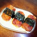 smallりんご飴's cooksnap of when they made ♬♫簡単!大好き!　スパムむすび♫♬.