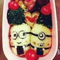 ぷにょ繭's cooksnap of when they made キャラ弁☆ミニオン.