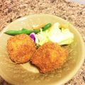 ねこ＊そら's cooksnap of when they made かぼちゃのチーズ入りコロッケ。.
