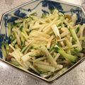 shunkyo's cooksnap of when they made 大根とザーサイのサラダ.