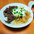 タロスケママ's cooksnap of when they made ◎簡単15分◎温玉のせ♪すき焼き風牛丼.
