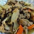 みほほ☆'s cooksnap of when they made メインにどうぞ♡舞茸と豚肉の含め煮.
