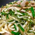 cocoa91's cooksnap of when they made かつおだしと青じそ香るカンタン焼きうどん.