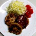 ゆきのんくん's cooksnap of when they made お弁当にも！テリヤキれんこんハンバーグ.
