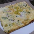 楽活族's cooksnap of when they made カフェ風*さつま芋のスパニッシュオムレツ.