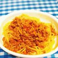 shibuchica's cooksnap of when they made 簡単☆ｾﾛﾘが決め手 無添加ﾐｰﾄｿｰｽ.
