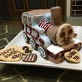 ムッコロ's cooksnap of when they made 機関車ケーキ（立体Ver.）.