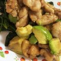 むるか's cooksnap of when they made 超！ホウレン草！鶏肉アボガドサラダ！.