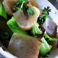 ユーロン's cooksnap of when they made 小松菜とコンニャクの塩昆布炒め.