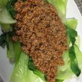 Que rico's cooksnap of when they made 簡単！！絶品！！青梗菜の挽肉あんかけ！.
