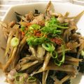 まり電気's cooksnap of when they made 豚ごぼう丼.