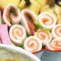 ♪らぶ's cooksnap of when they made おせち@千枚漬けとサーモンの奉書巻き.