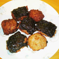 なつとみぃのママ's cooksnap of when they made 【簡単】蓮根と挽肉の海苔巻き揚げ.