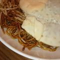 にころな's cooksnap of when they made ランチにもやしと卵だけソース焼きそば.