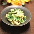 ぽっぽぺぺ's cooksnap of when they made 大根葉と油揚げのゴママヨあえ.