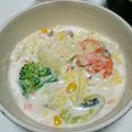 ちぃかま22's cooksnap of when they made 鮭と白菜のクリーム煮♡.