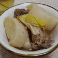 八重樫's cooksnap of when they made 圧力鍋で大根と牛肉の煮物.