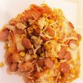 マム's cooksnap of when they made 簡単おもちピザ♡フライパンだけで.
