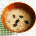 あーもこ's cooksnap of when they made ஐ煎り黒豆deお粥さんஐ　小正月にも♪.