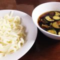 うぬぬん。's cooksnap of when they made なすと豚肉のあったかつけうどん.