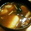 ささなお's cooksnap of when they made 秋♪里芋＆えのき、あげのほっこり味噌汁⭐.