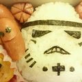 otengu's cooksnap of when they made スターウォーズストームトルーパーおにぎり.