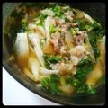 ayaly＊'s cooksnap of when they made めんつゆで簡単♪肉うどん　白菜入り。。.
