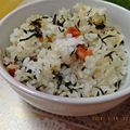 ゆけり３兄弟's cooksnap of when they made 梅と磯の香りが美味しい梅ひじきご飯.