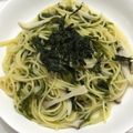 Tomohiroko's cooksnap of when they made 海苔とエリンギDE和風ワンポットパスタ♪.
