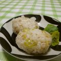 赤い電話's cooksnap of when they made これは美味しい！ゴマねぎおにぎり.