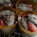 mirai∞'s cooksnap of when they made *ストロベリー*　ショコラマフィン*.