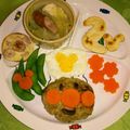 ☆miffy☆彡's cooksnap of when they made キャラ弁☆簡単アンパンマン　ハンバーグ.